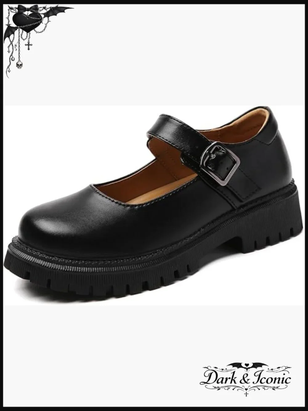 Platform Mary Jane Shoes Women Chunky Flats Comfort Casual Dressy Work Shoes - Picture 1 of 7